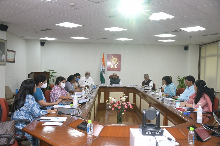 Meeting of the Core Group on Rights of Women on the theme of Women's health, survival and nutritional status in India on 05.09.2022