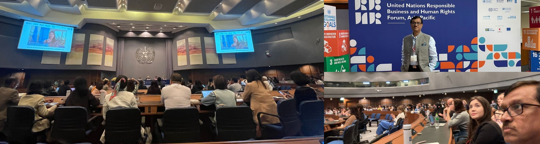 Dr. Dnyaneshwar M. Mulay, Member, NHRC attending the Plenary Session at UN Responsible Business & Human Rights Forum, Asia Pacific on 07.06.2023 in Bangkok