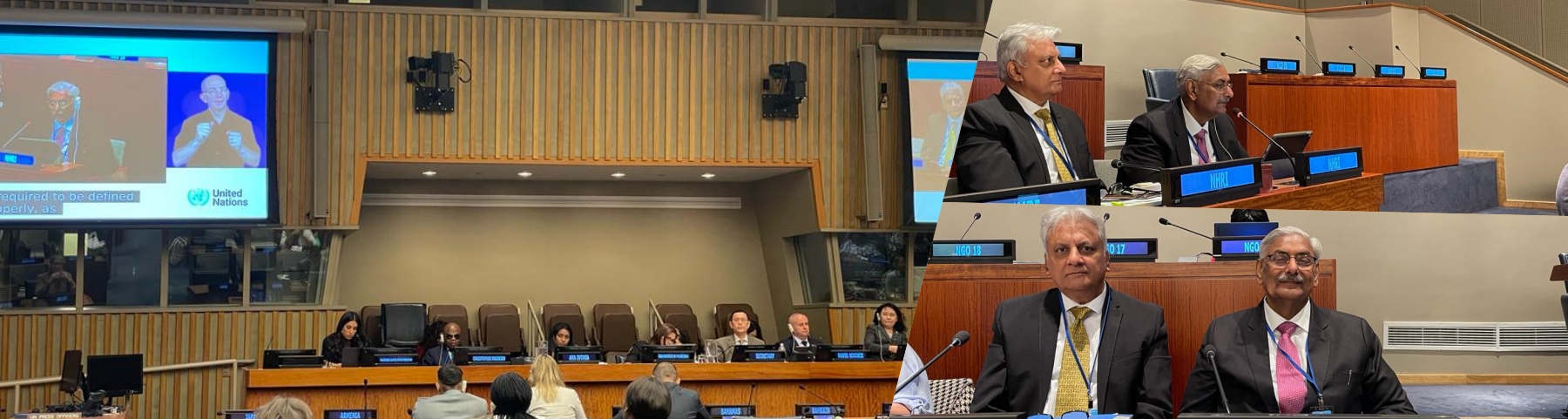 NHRC Chairperson and Member Participates in the 16th Session of the Conference of State Parties to the Convention on Rights of Persons with Disabilities in UN HQ, New York