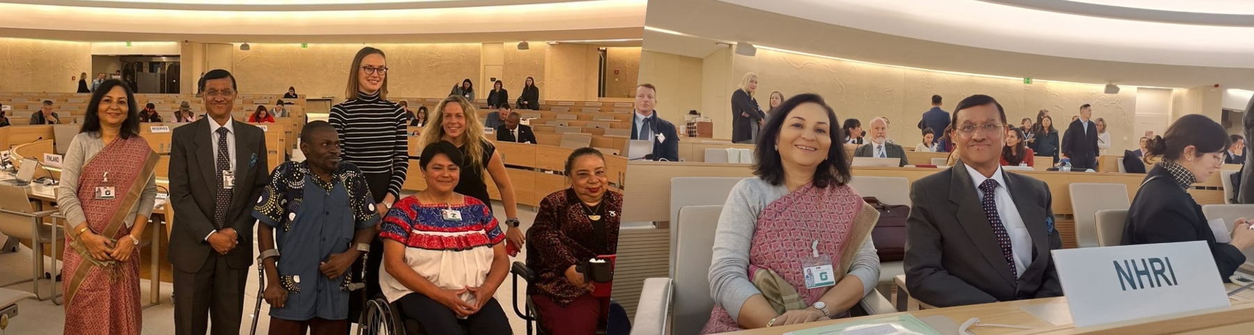 NHRC, India Member, Dr Dnyaneshwar M. Mulay and Joint Secretary, Mrs Anita Sinha, are attending the 12th UN Forum on Business and Human Rights in Geneva (27.11.2023)