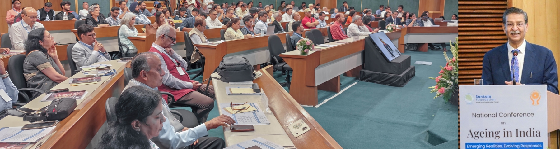 NHRC, India supported a day-long National Conference on ‘Ageing in India: Emerging Realities, Evolving Responses’ organised by Sankala Foundation in collaboration with NITI Aayog on 01.08.2028
