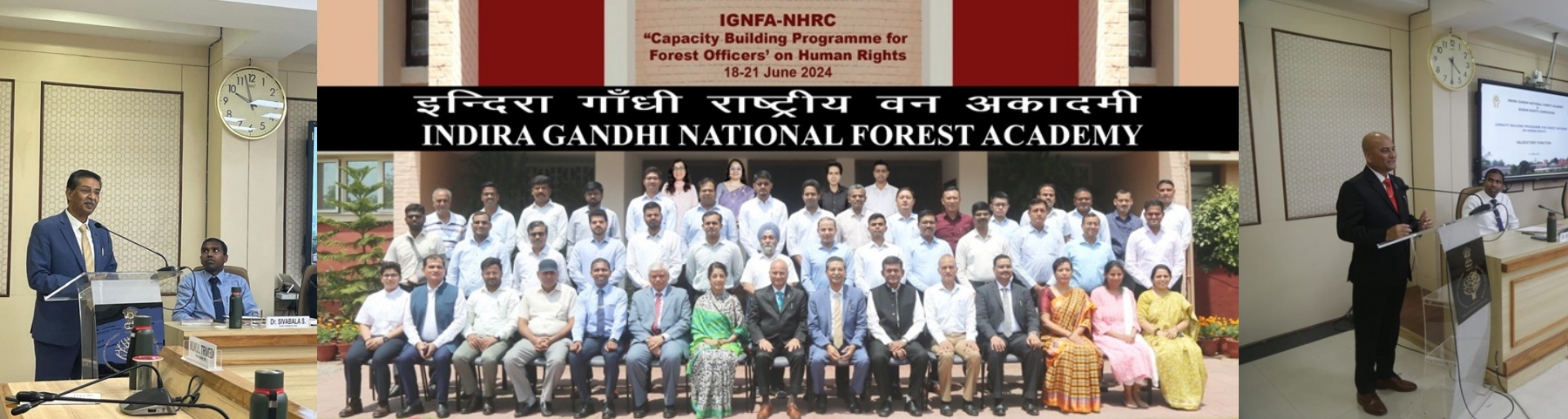 NHRC, India and IGNFA successfully conclude the first collaborative programme on human rights for forest officers in Dehradun (21.06.2024)