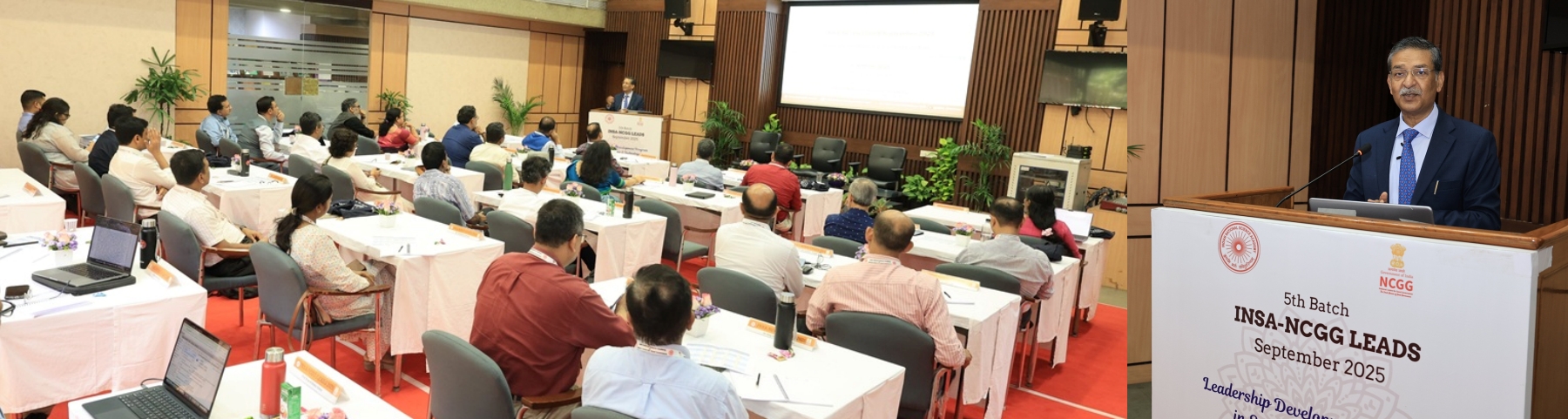 NHRC Secretary General, Shri Bharat Lal addressed the 5th INSA–NCGG LEADS Programme in New Delhi, sharing insights on scientific leadership for India’s future leaders in science & research (06.09.2025)