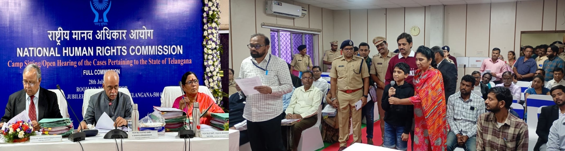 2-day Camp Sitting & Open Hearing by NHRC, India in Hyderabad (28-29 July, 2025)