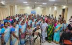 A meeting with Anganwadi teachers in Rajahmundry was chaired by Smt Vijaya Bharathi Sayani, Member,NHRC (14.05.2025)