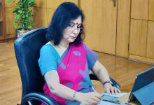 NHRC delegation led by its Chairperson, Mr. Justice A.K. Mishra, comprising SG, Mr. B. Pradhan & JS, Mrs. Anita Sinha participated in the 26th  virtual Annual General Meet(15.09.2021)