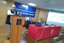 Mr. Kumar Rajesh Chandra,IPS,DG,SSB addressing the interns at NHRC in the special lecture series on 26.11.2019