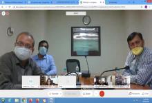 Union Home Secretary, Shri Ajay Kumar Bhalla,addressing interns on the subject of working modalities of the Home Ministry vis a vis protection of Human Rights