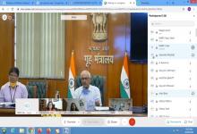 Union Home Secretary, Shri Ajay Kumar Bhalla,addressing interns on the subject of working modalities of the Home Ministry vis a vis protection of Human Rights
