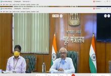 Union Home Secretary, Shri Ajay Kumar Bhalla,addressing interns on the subject of working modalities of the Home Ministry vis a vis protection of Human Rights