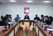 Japanese delegation of lawyers and human rights activists visits NHRC, India on 08.02.2019