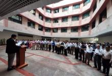 "Rashtriya Ekta Diwas Pledge" was administered on 31.10.19 by Sh. Raj Kumar, PO in the NHRC on the occasion of birth anniversary of Sardar Vallabhbhai Patel.
