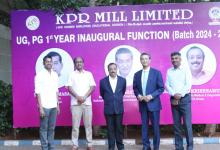 Mr Bharat Lal, SG after induction program of students, visited KPR Mill campus, Coimbatore turning barren land into an oasis with greenery, rainwater harvesting & sewage treatment plant for reuse- (13.09.2024)