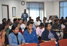 Dr. Shobhana Radhakrishnan, Renowned Gandhian, delivering lecture in Short term internship programme (17.02.2020)