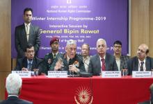 WIP 2019 - Interactive Session by General Bipin Rawat, Chief of the Army Staff on Preserving of Human Rights in times of War and Prisons of War (POW) on 27.12.2019