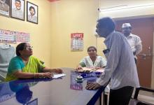 Smt Vijaya Bharathi Sayani, member, NHRC met with the Tahsildar regarding the village of Prakkilanka near Rajahmundry (14.05.2025)