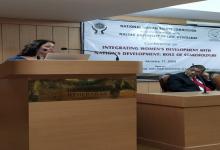 Conference on Integration Women's Development with Nation's Development is being attended by Honb'e Member,NHRC Smt. Jyotika Kalra and SG Shri Jaideep Govind at Hyderabad (17.01.2020)