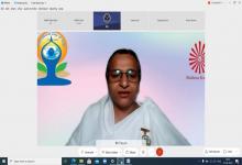 An e-lecture on "Meditation for Healthy and happy Life" by Shri BK Piyush, Director,Brahma Kumaris